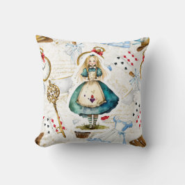 Thema Alice im Wunderland Kissen