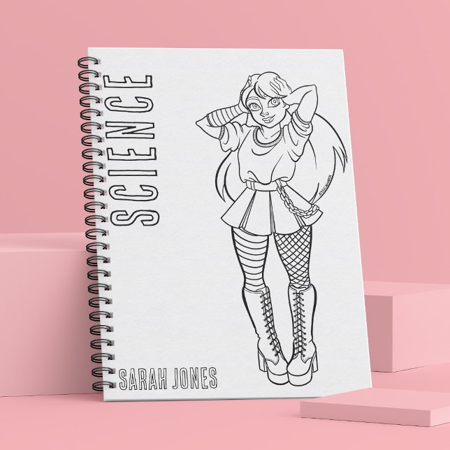 Thema Anime Punk Teen Coloring School Notizbuch (Von Creator hochgeladen)