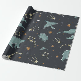 Thema "Constellation Space" Geschenkpapier