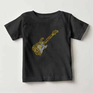 Thema Digital Electronic Electric Gitarre Baby T-shirt