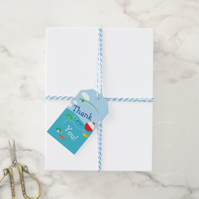 Thema Fischerei Kinderdusche für Fischer Geschenkanhänger (Mit Garn)