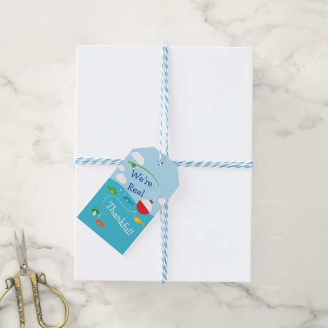 Thema Fischerei Kinderdusche für Fischer Geschenkanhänger (Mit Garn)