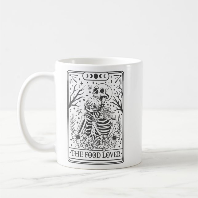 Thema "Food Lover Tarot" Kaffeetasse (Links)