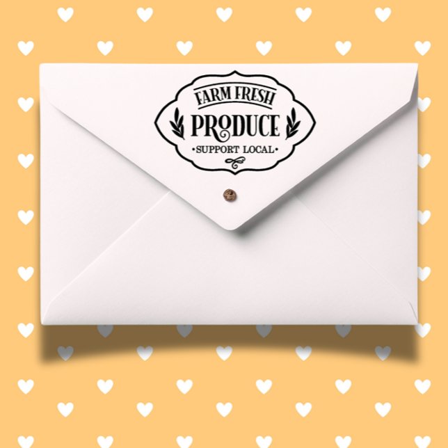 Thema "Frische Erzeugnisse" Permastempel ( Make every message meaningful—order yours and spread the love!)