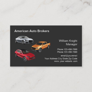 Thema Haushalt Automotive Broker Visitenkarte