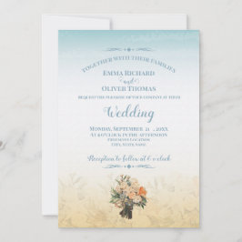 Thema Hochzeit am Meer Einladung
