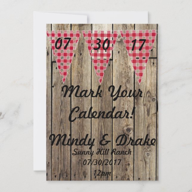 Thema Land Ankündigung (Vorderseite)