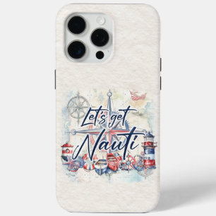 Thema "Let's Get Nauti" für das Küstenschiff Case-Mate iPhone Hülle