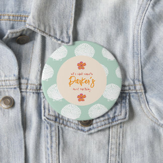 Thema "Muschel" des Party "Küstenstrand" Button