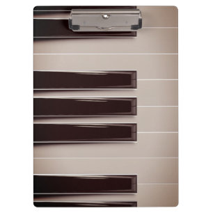 Thema Piano-Tastatur Klemmbrett