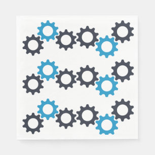Thema Roboter und Gears Geburtstag Napkins Serviette