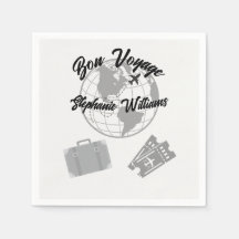 Thema Ruhestandsreise Party Bon Voyage Globe