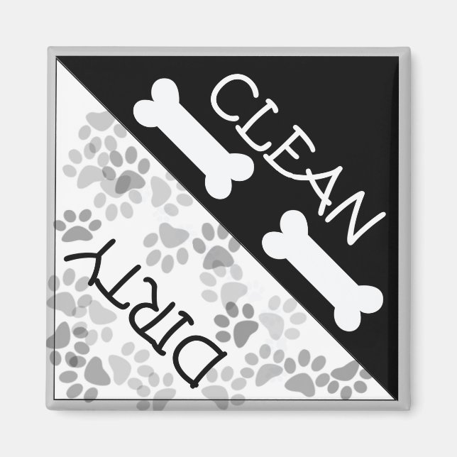 Thema "Saubere und schmutzige Erinnerung" Magnet (Vorne)