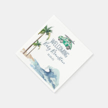 Thema Surfen Kinderdusche Einladung Beach Baby