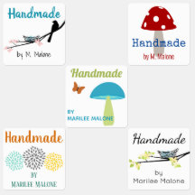 Thema Vögel und Wälder für handgemachte Bekleidung