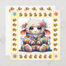 Thema wertvolle Babys - Einladung