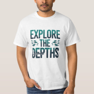Thematisches Kunstwerk für Meeresfauna und -fauna T-Shirt
