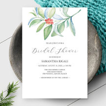 Thème de Baby Shower Hivernal Élégant Invitation