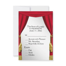 Thème de film argent RSVP