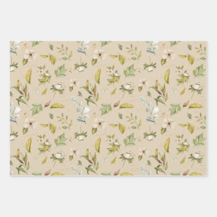 Thème de la récolte d'automne Feuilles papier moti