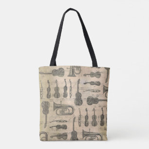 thème de musique sac fourre-tout note de musique