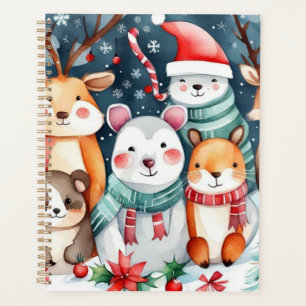 Thème de Noël Animaux mignons