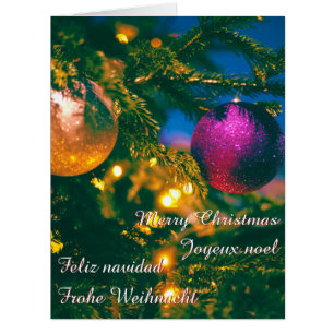 Thème de Noël avec 2 boules de Noël...