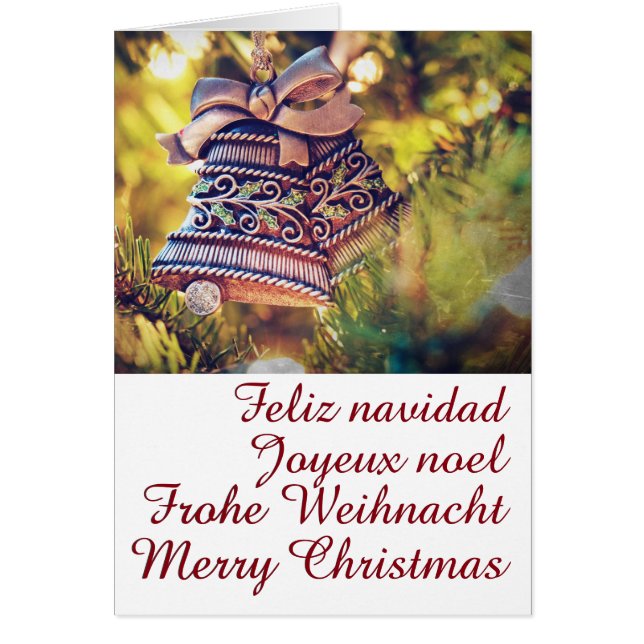 Thème de Noël avec deux cloches (Devant)