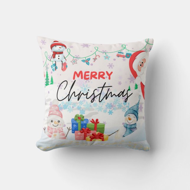 Thème de Noël Oreiller (Recto)