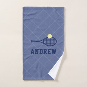 Thème de tennis Monogramme Nom Sac de tennis