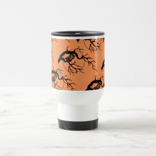 Thème d'Halloween Mug d'Orange et de Chouette Noir