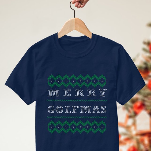 Thème Golf Joyeux Golfmas T-shirt de vacances (Merry Golfmas! Perfect shirt to wear during the festive season)