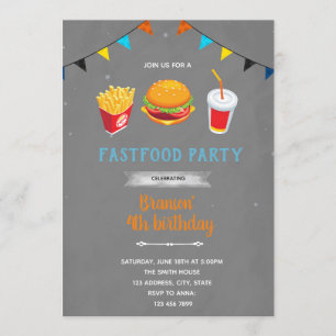 Thème Hamburger Invitation