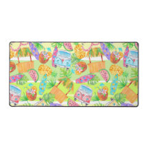 THÈME HAWAIEN ÉTÉ AQUARELLE
