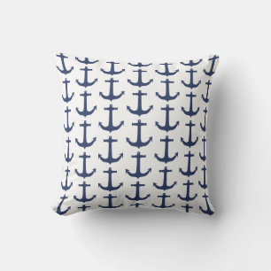 Thème nautique Ancre Coussin de la Marine