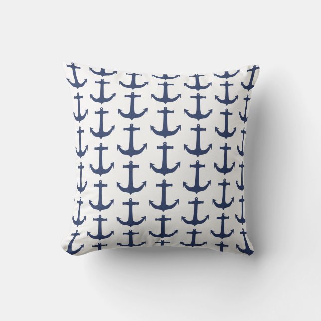 Thème nautique Ancre Coussin de la Marine (Recto)
