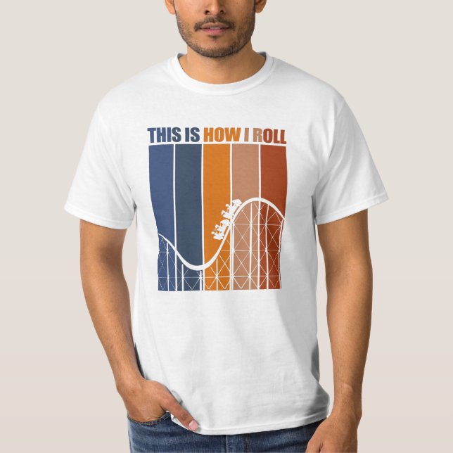 Theme Park Shirt für Roller Untersetzer Liebhaber (Vorderseite)