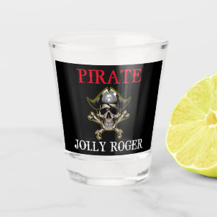 Thème pirate Fête Adulte ROUGE TIRE VERRE