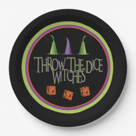 Theme The Dice Hexen Oktober Thema Bunco Pappteller