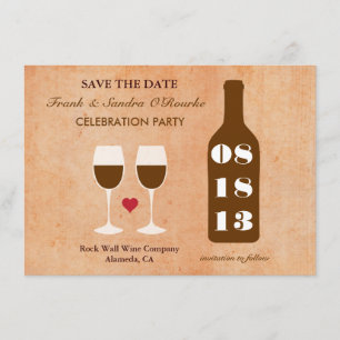 Thème Vin Enregistrer la carte Date