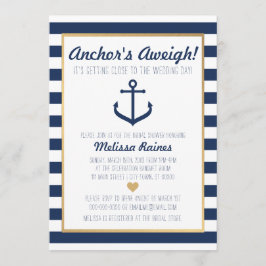 Themed Brautparty-nautischeinladung - Anker Einladung