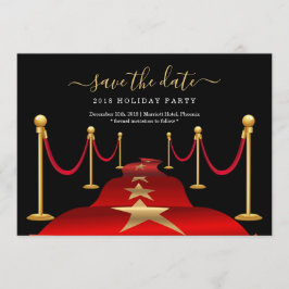 Themed Party (auf rotem Teppich) - Save the Date K Einladung