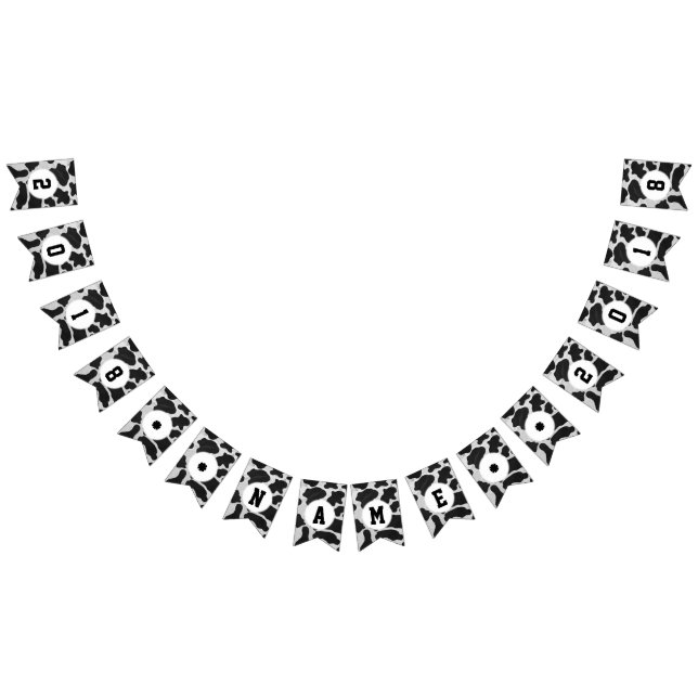 Themed Party-Dekoration der Kuh-04of12 Wimpelkette (Alle)