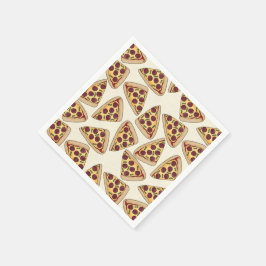 Themed Pizza Party Papierservietten