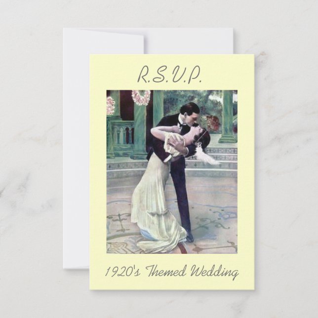 Themed Wedding R.S.V.P. RSVP Karte (Vorderseite)
