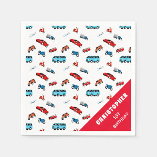 Themenabend für klassische Autos Serviette