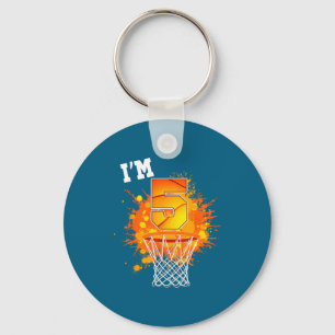 Themenliebhaber Jahr Alt 5. 5 Basketball Lachen Schlüsselanhänger