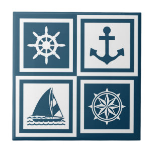 Themenorientierter nautischentwurf fliese