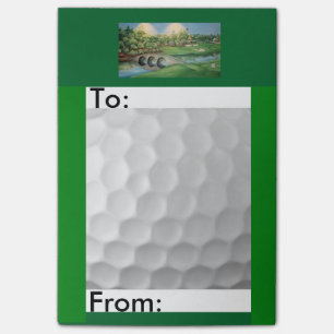 Themenorientiertes Post-It notes/4x6 des Golfs Post-it Klebezettel
