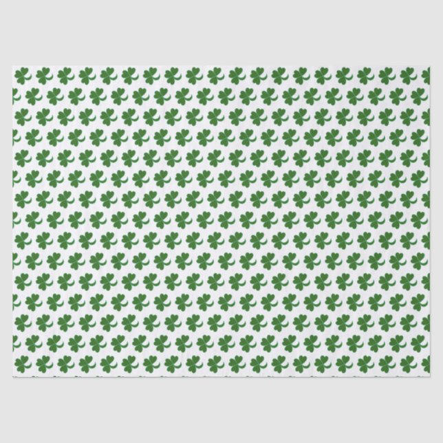 Themenpapier - Grünbuch - Grünbuch Kleeblatt Seidenpapier (Vorderseite)